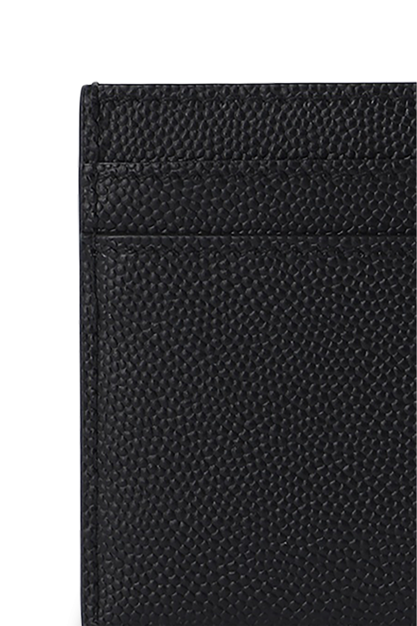★Saint Laurent★ Signature Logo Textured Leather Card Holde SAINT LAURENT Signature Logo Textured Leather Card Holder